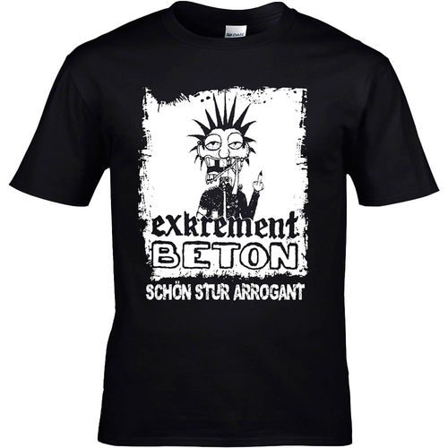 Exkrement Beton - Schön, Stur, Arrogant [T-Shirt][Größe - L]
