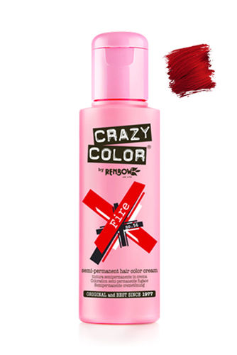 Crazy Color Semipermanente Haarfarbe [Fire Nº 56 (100 ml)]