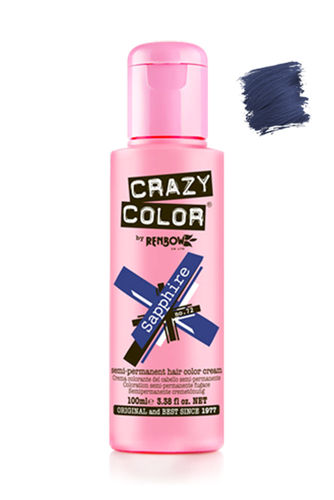 Crazy Color Semipermanente Haarfarbe [Sapphire Nº 72 (100 ml)]