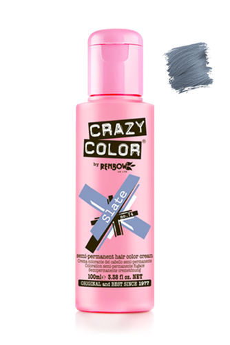 Crazy Color Semipermanente Haarfarbe [Slate Nº 74 (100 ml)]