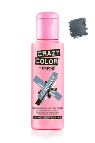 Crazy Color Semipermanente Haarfarbe [Graphite Nº 69 (100 ml)]