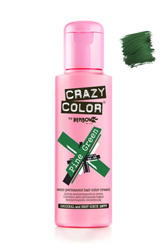 Crazy Color Semipermanente Haarfarbe [Pine Green Nº 46 (100 ml)]